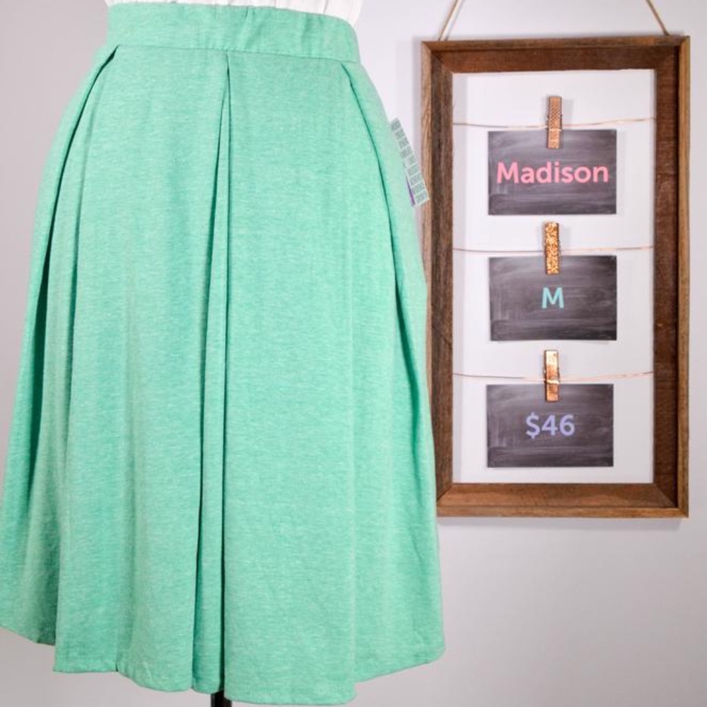 Mint LuLaRoe Madison Skirt